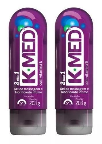 Kit 2x K-med 2 Em 1 Gel De Massagem E Lubrificante Íntimo 203g Menor preço em Kit 2x K-med 2 Em 1 Gel De Massagem E Lubrificante Íntimo 203g