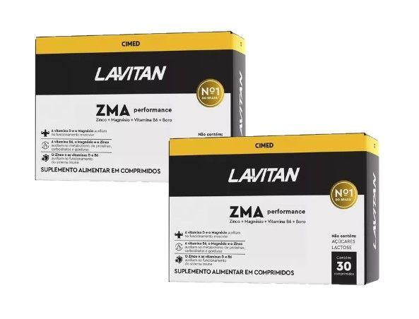 Imagem de Kit 2x Lavitan ZMA Performance C/30 Comprimidos - Cimed