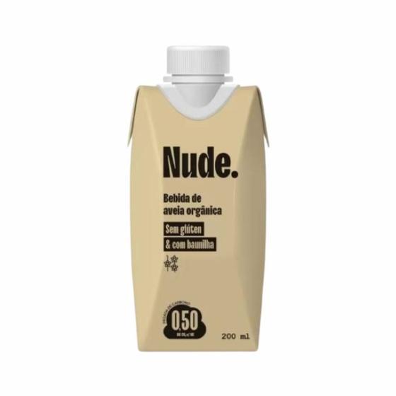 Imagem de Kit 2X: Leite Vegetal de Aveia Orgânico Baunilha Nude 200ml