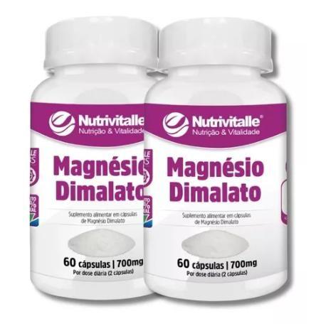 Imagem de Kit 2x Magnésio Dimalato 700mg 60 Caps. - Nutrivitalle