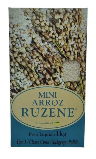 Imagem de Kit 2X: Mini Arroz Polido Curto Ruzene 1Kg