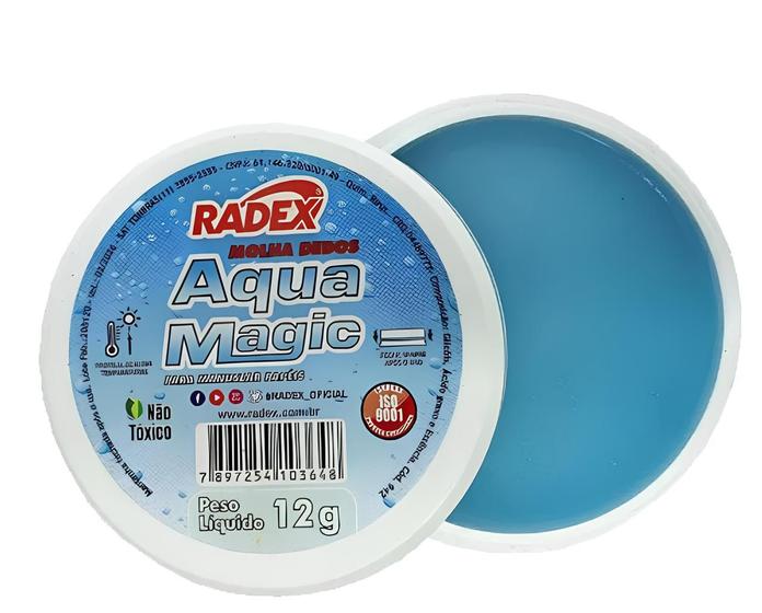 Imagem de Kit 2x Molha Dedos Gel Acqua Magic Radex 12g