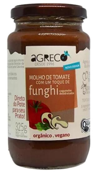 Imagem de Kit 2X: Molho De Tomate Com Funghi Orgânico Agreco 325G