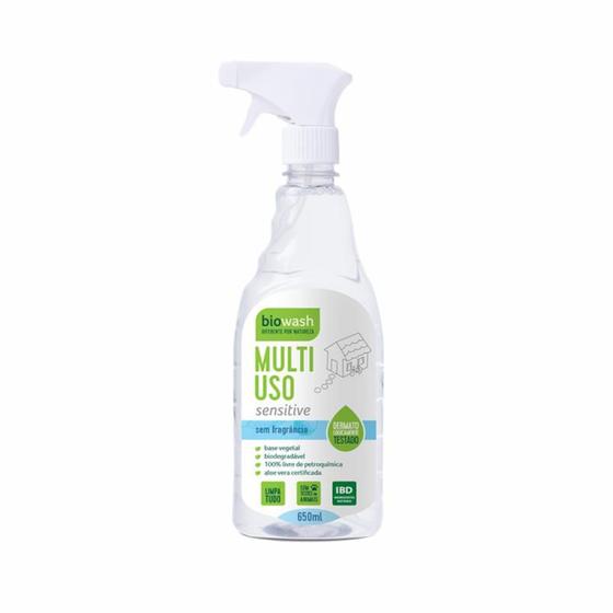 Imagem de Kit 2X: Multiuso Sensitive Biodegradável Biowash 650ml