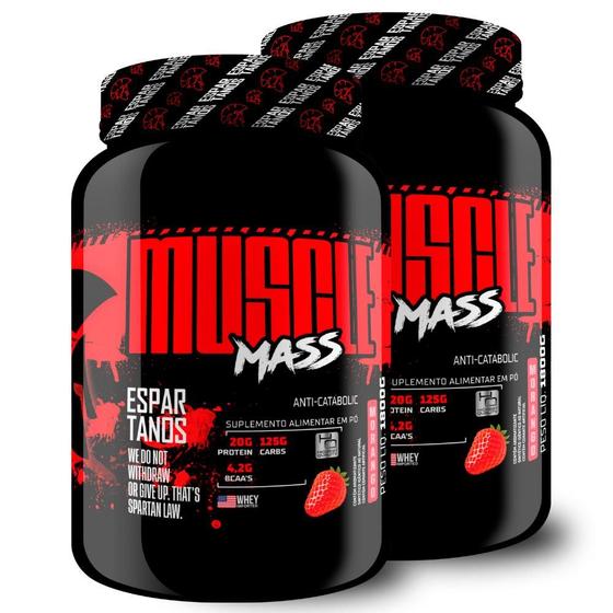 Imagem de Kit 2x Muscle Mass Hipercalórico - Espartanos Suplementos