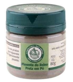 Imagem de Kit 2X: Pimenta do Reino Preta Companhia das Ervas 80g