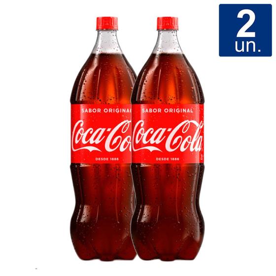 Imagem de Kit 2X Refrigerante Coca Cola Pet 2 Litros