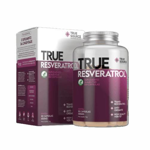 Imagem de Kit 2X: Resveratrol 450mg True Source 30 Cápsulas