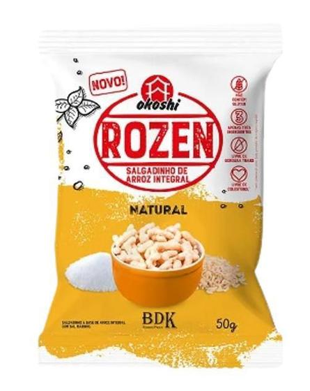 Imagem de Kit 2X: Salgadinho Arroz Integral Rozen Natural Okoshi 50G