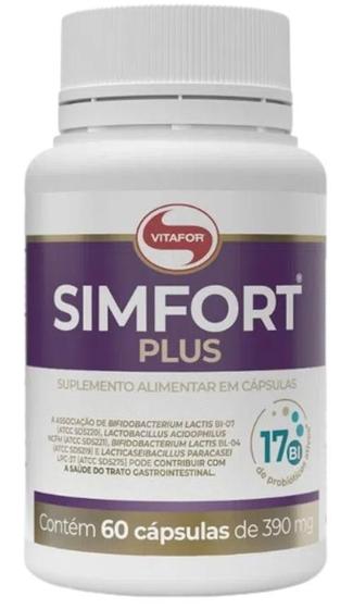 Imagem de Kit 2X: Simfort Plus Probiótico 4 Espécies Vitafor 60