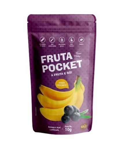 Imagem de Kit 2X: Snack De Açaí Com Banana Liofilizada Solo Snacks 20G