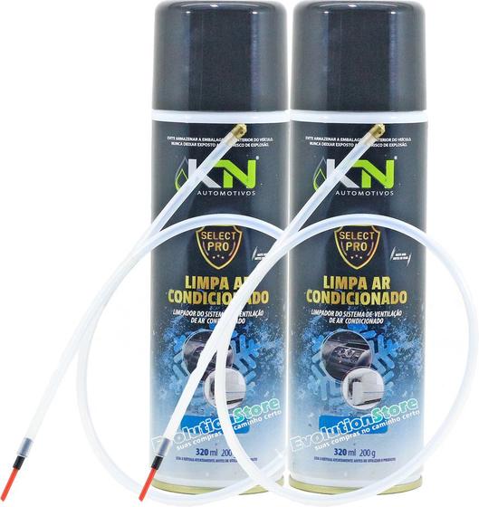 Imagem de Kit 2X Spray Com Sonda 320ml Limpa Ar Condicionado Higienizador