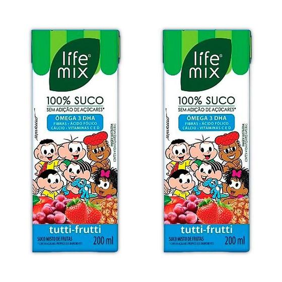 Imagem de Kit 2X: Suco Kids Tutti Frutti Life Mix 200Ml