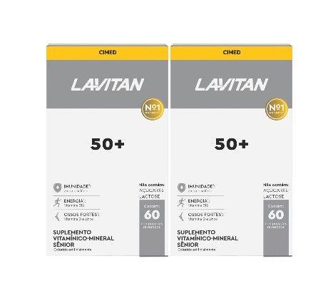 Imagem de Kit 2x Suplemento Lavitan 50+ Com 60 Comprimidos - Cimed