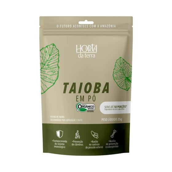 Imagem de Kit 2X: Taioba Em Pó Orgânica Horta Da Terra 25G