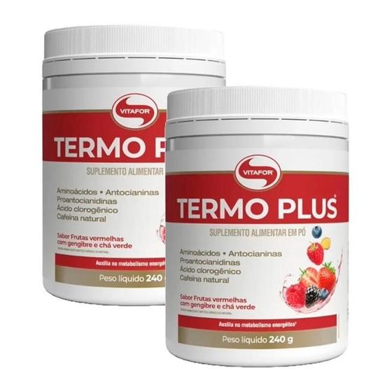 Imagem de Kit 2X: Termo Plus Termogênico Frutas Vermelhas Gengibre E