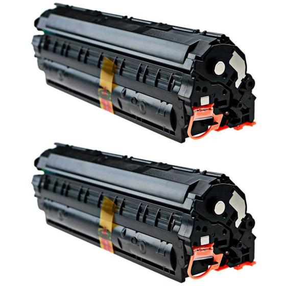 Imagem de Kit 2x Toner Compatível 435A 436A 285A para P1102w P1102 M1132 M1210 M1212 P1005 P1006 P1505 M1120 Preto 1.800