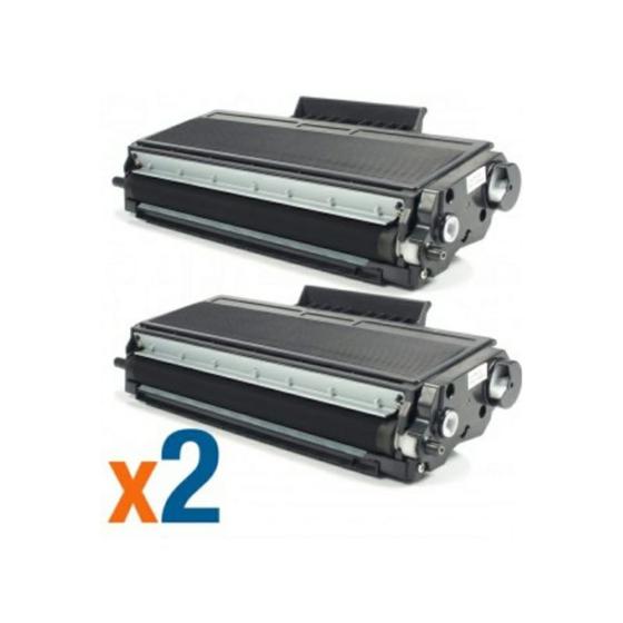 Imagem de Kit 2x Toner Compatível Tn580 Tn650 Dcp8080 Hl5240 Hl5340 7K