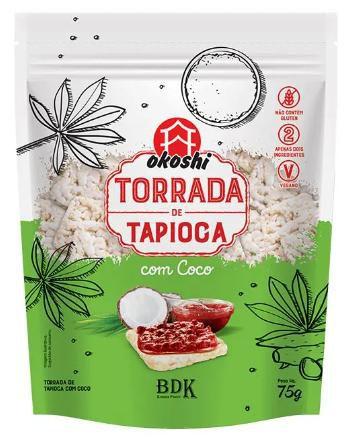 Imagem de Kit 2X: Torrada de Tapioca com Coco Okoshi 75g