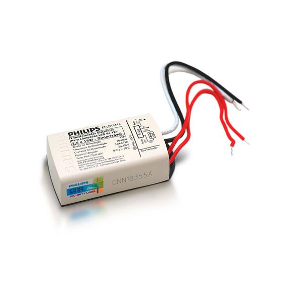 Imagem de Kit 2x Transformadores Eletrônicos Dim LED 15W 127V Philips
