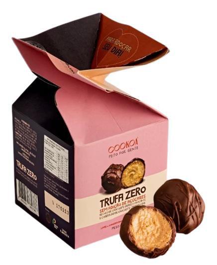 Imagem de Kit 2X: Trufa Zero com Ganache Branco Cookoa 135g