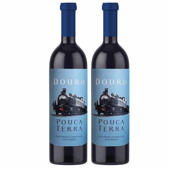 Imagem de Kit 2x Vinho Tinto Português Pouca Terra Douro 2018 750ml