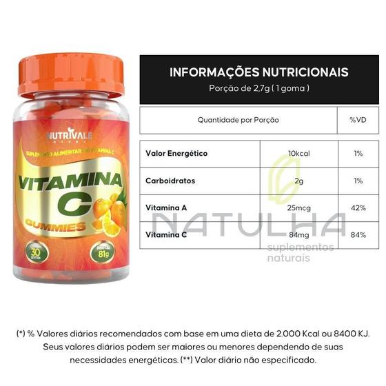 Imagem de Kit 2X Vitamina C Gummies 30 Gomas - Nutrivale