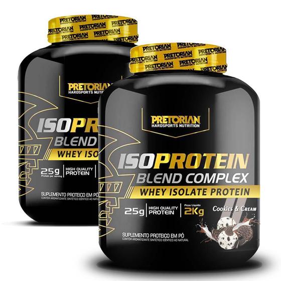 Imagem de Kit 2x Whey Iso Protein Complex Blend 2Kg - Pretorian