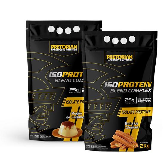 Kit 2x Whey Protein Isolado Iso Blend Complex 2Kg - Pretorian é boa?