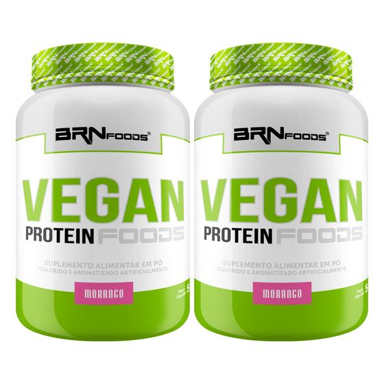 Imagem de KIT 2x Whey Protein Proteína Vegana Vegan Protein 500g - Whey Vegano para Ganho de Massa Muscular