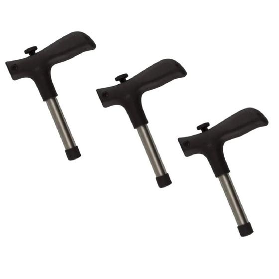 Imagem de Kit 3 Abridor Furador de Coco Verde Perfurador Inox 12,9cm