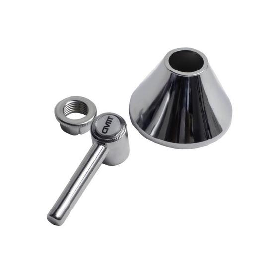 Imagem de Kit 3 Acabamentos de Metal C72 para Registro 1/2" e 3/4" Universal e Deca - Inox