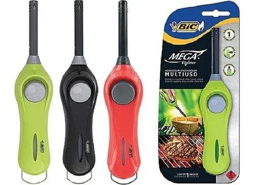 Imagem de Kit 3 Acendedor Fogão Forno Vela Bic Lareira Mega Lighter