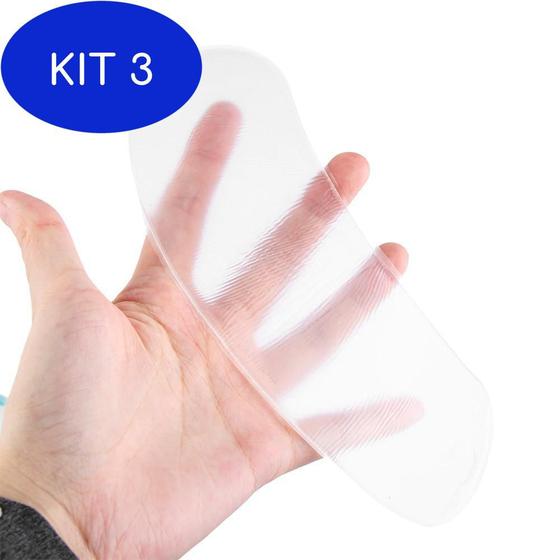 Imagem de Kit 3 Adesivo De Silicone Anti-Rugas Para Pescoço