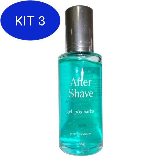 Imagem de Kit 3 After Shave Gel Após Barba Pierre Alexander 55G