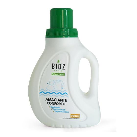 Imagem de Kit 3 Amaciante Conforto Biodegradável Bioz Green 900Ml