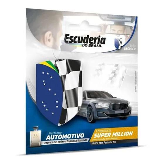 Imagem de Kit 3 Aromatizante Cheirinho P/Carro Escuderia Super Million