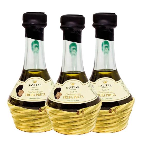 Imagem de Kit 3 Azeites com trufas pretas Savitar 250ml
