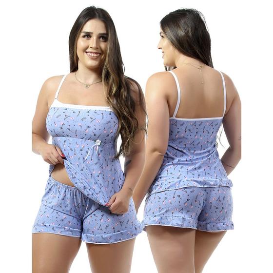 Kit 3 baby doll babadinho liganete estampas diversas roupa de dormir ...