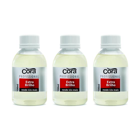 Imagem de Kit 3 Base para Unhas Extra Bilho 100ml - Cora