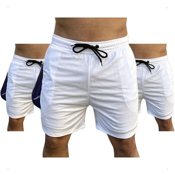 Imagem de Kit 3 Bermuda Masculina DryFit Premium Treino Academia Short