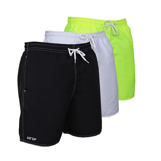 Imagem de Kit 3 Bermuda Masculina Short Treino Corrida Academia Basica