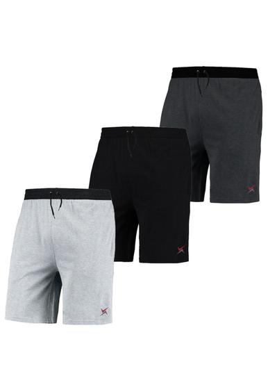 Imagem de Kit 3 Bermuda Yoyo Store com Detalhe Cós em Elastico Amarração e Bolso Faca