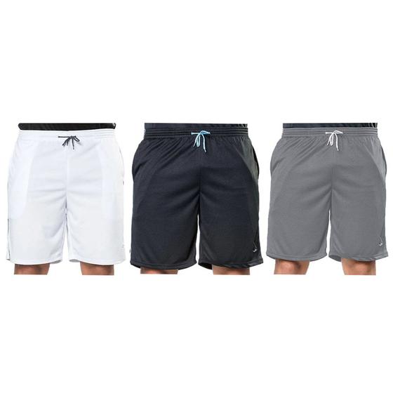 Imagem de Kit 3 Bermudas Elite Comfort Masculina