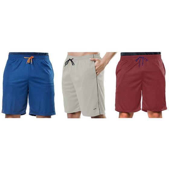 Imagem de Kit 3 Bermudas Elite Comfort Masculina