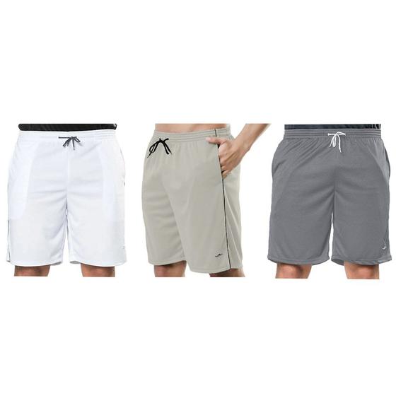 Imagem de Kit 3 Bermudas Elite Comfort Masculina