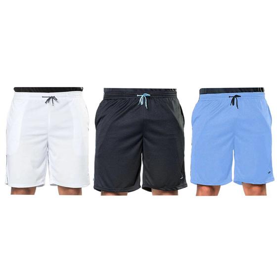 Imagem de Kit 3 Bermudas Elite Comfort Masculina