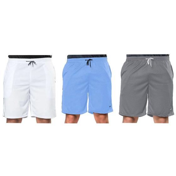 Imagem de Kit 3 Bermudas Elite Comfort Masculina