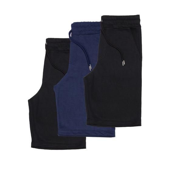 Imagem de Kit 3 Bermudas Masculina ARM Short Moletinho Moletom