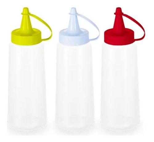Kit 3 Bisnagas Plásticas Para Molhos 250ml Cores Sortidas - Plasvale Menor preço em Kit 3 Bisnagas Plásticas Para Molhos 250ml Cores Sortidas - Plasvale